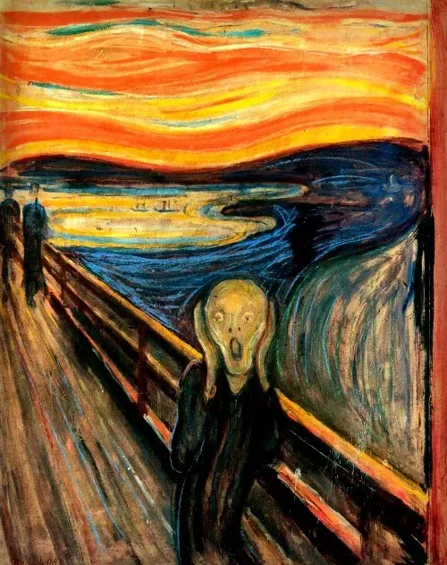 The Scream by Edvard Munch, 1893. Image: Wikipedia.